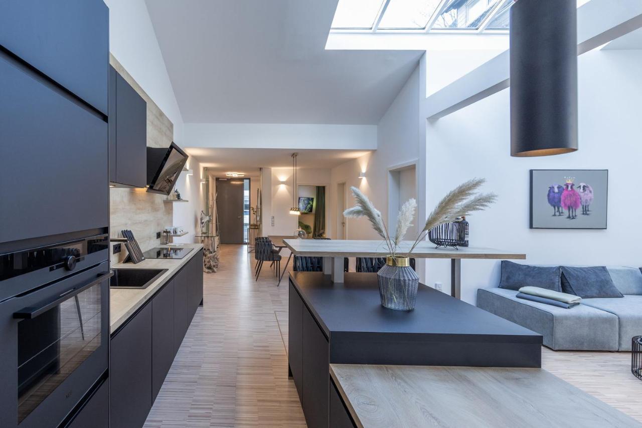 Lichtdurchflutetes Design - Appartement Guetersloh - 90 Qm 외부 사진